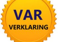 VAR Verklaring